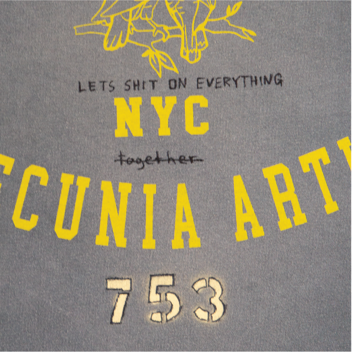 Faded Blue MPA NYC T-Shirt