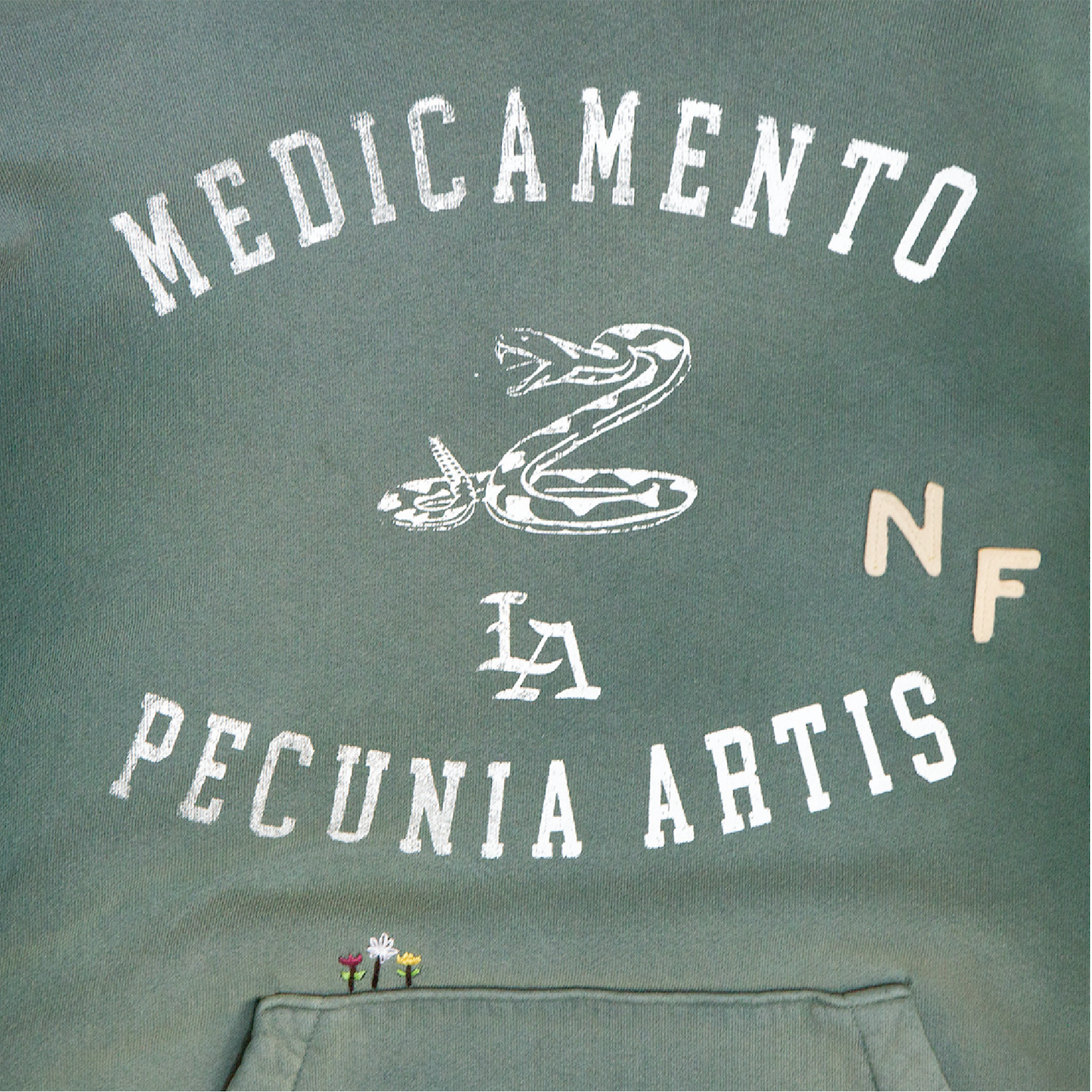 Faded Green MPA LA Hoodie